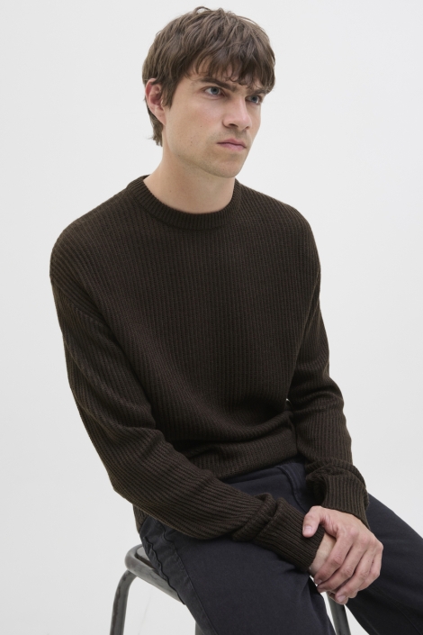 JJ Rebel jreblogan knit crew neck sn